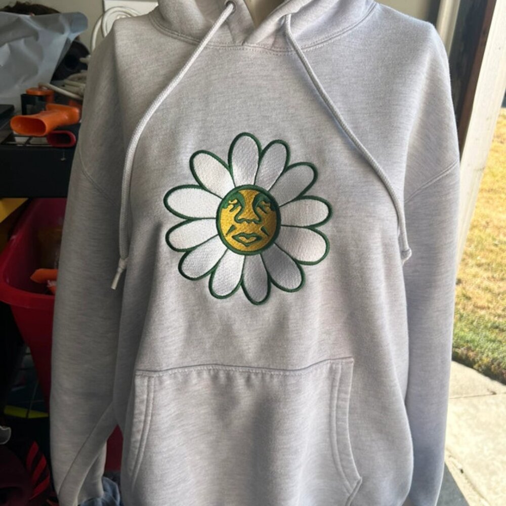 Obey hoodie size small as is condition
